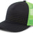 Pacific Headwear Perforated 5-Panel Trucker Snapback Cap Pacific Headwear