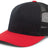 Pacific Headwear Perforated 5-Panel Trucker Snapback Cap Pacific Headwear