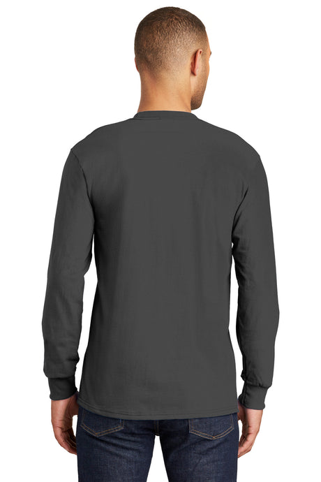 Port & Company Men's Tall Long Sleeve Essential Pocket Tee Port & Company