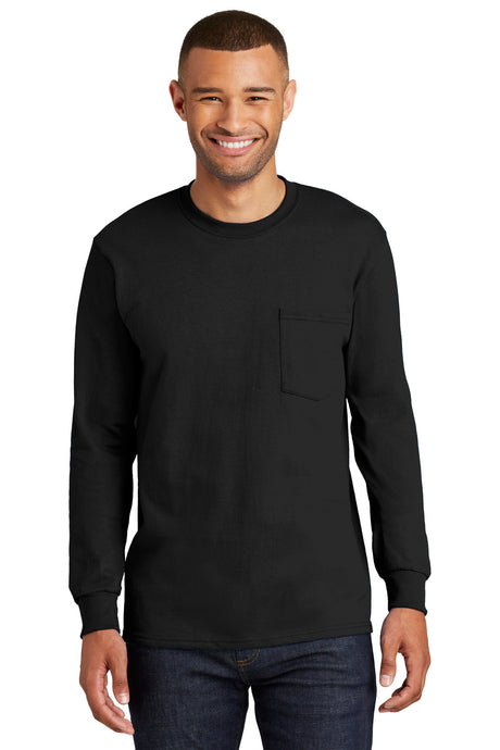 Port & Company Men's Tall Long Sleeve Essential Pocket Tee Port & Company