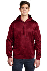 Sport-Tek Men's Sport-Wick CamoHex Fleece Hooded Pullover