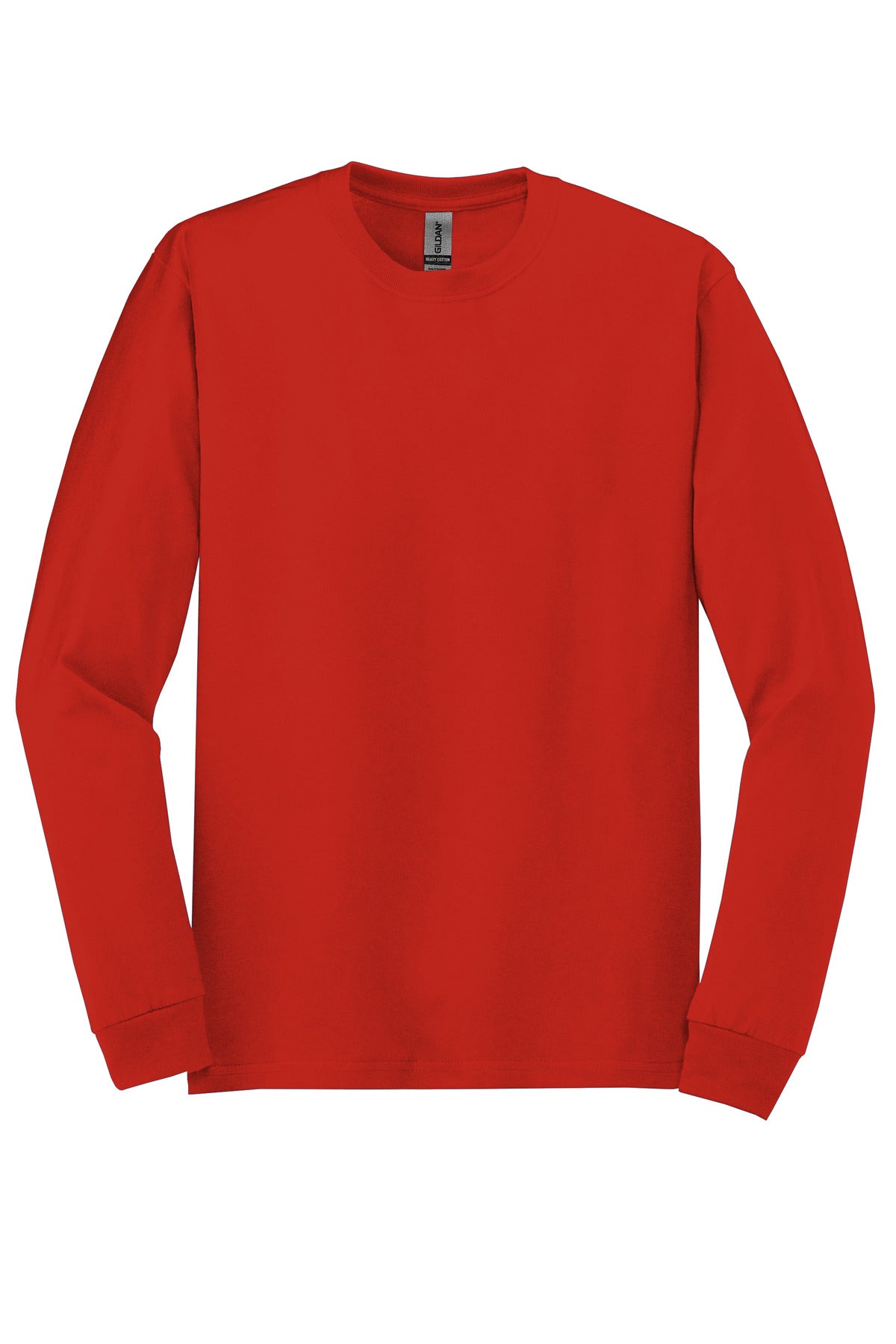 Gildan Men's Heavy Cotton 100% Cotton Long Sleeve T-Shirt. 5400 1 of 2 Gildan