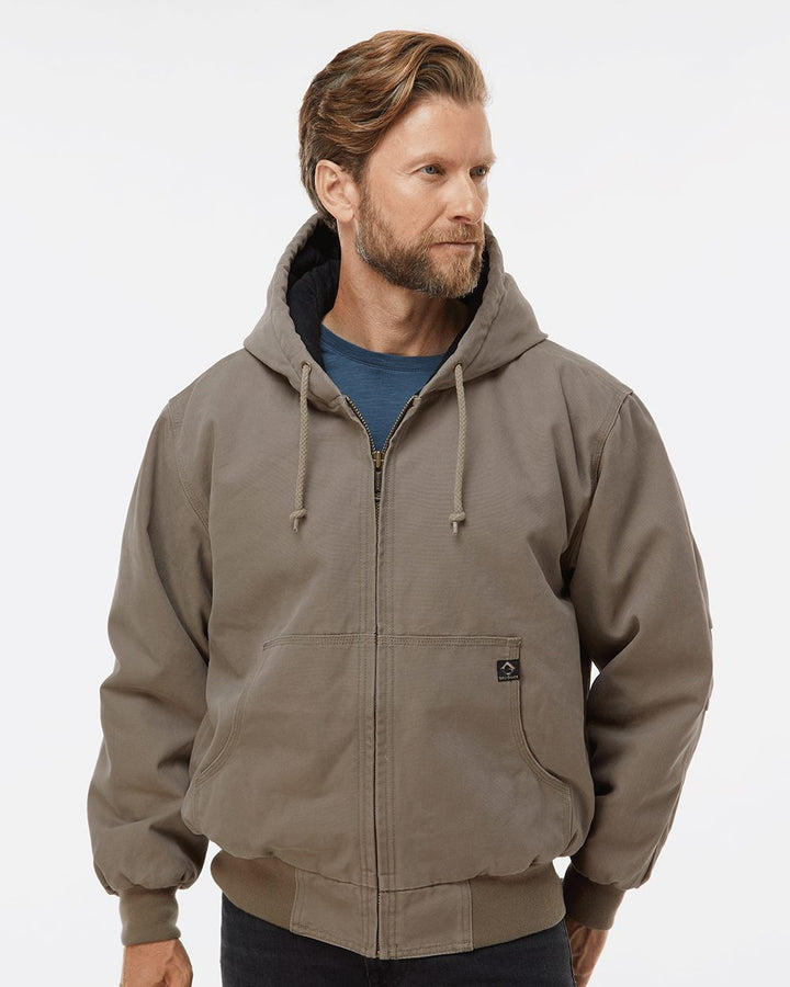 DRI DUCK Cheyenne Boulder Cloth™ Hooded Jacket with Tricot Quilt Lining DRI DUCK