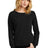 District Women's Featherweight French Terry Long Sleeve Crewneck DT672 District