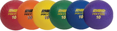 Champion Sports Poly Playground Ball Set - Set of 6
