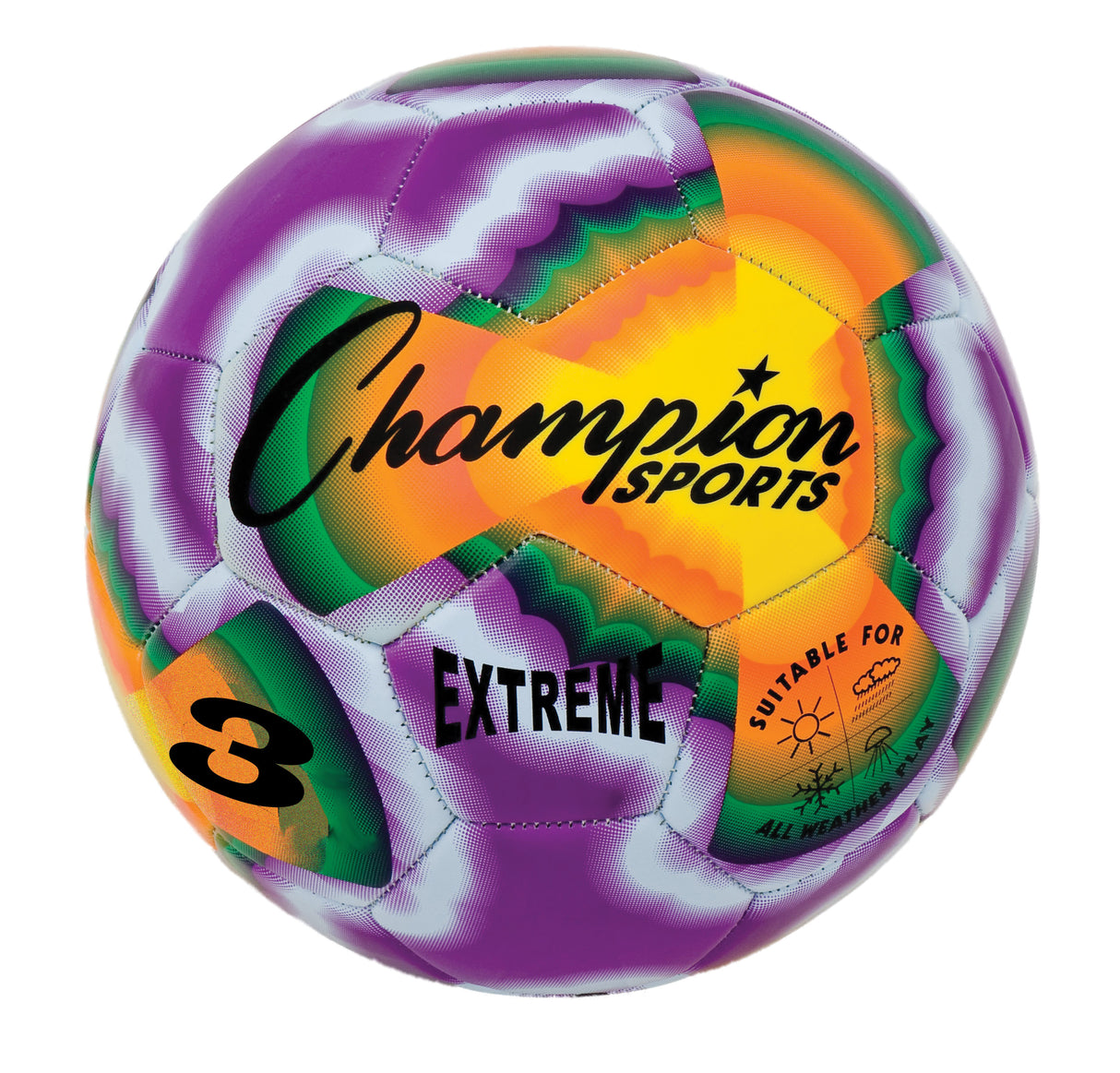 Champion Sports Extreme Tie Dye Size Soccerball Champion Sports