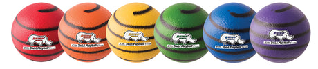 Champion Sports 6.3 Inch Rhino Skin Medium Bounce Swirl Ball Set Champion Sports