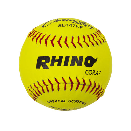 Champion Sports 11" Leather Cover Softball - Dozen Champion Sports