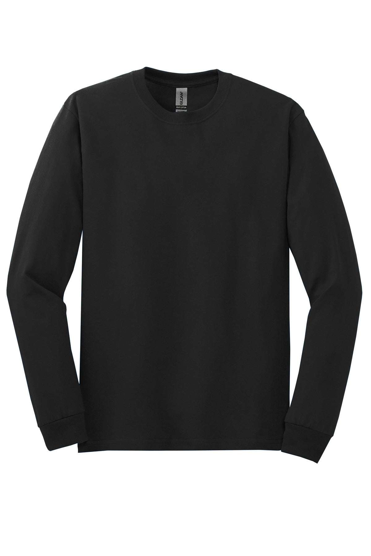 Gildan Men's Heavy Cotton 100% Cotton Long Sleeve T-Shirt. 5400 1 of 2 Gildan