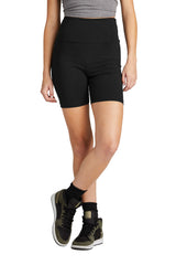 District Women's Flex High-Waist Bike Short DT7509 District