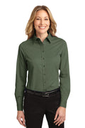 Port Authority Ladies Long Sleeve Easy Care Shirt.  L608 3 of 3