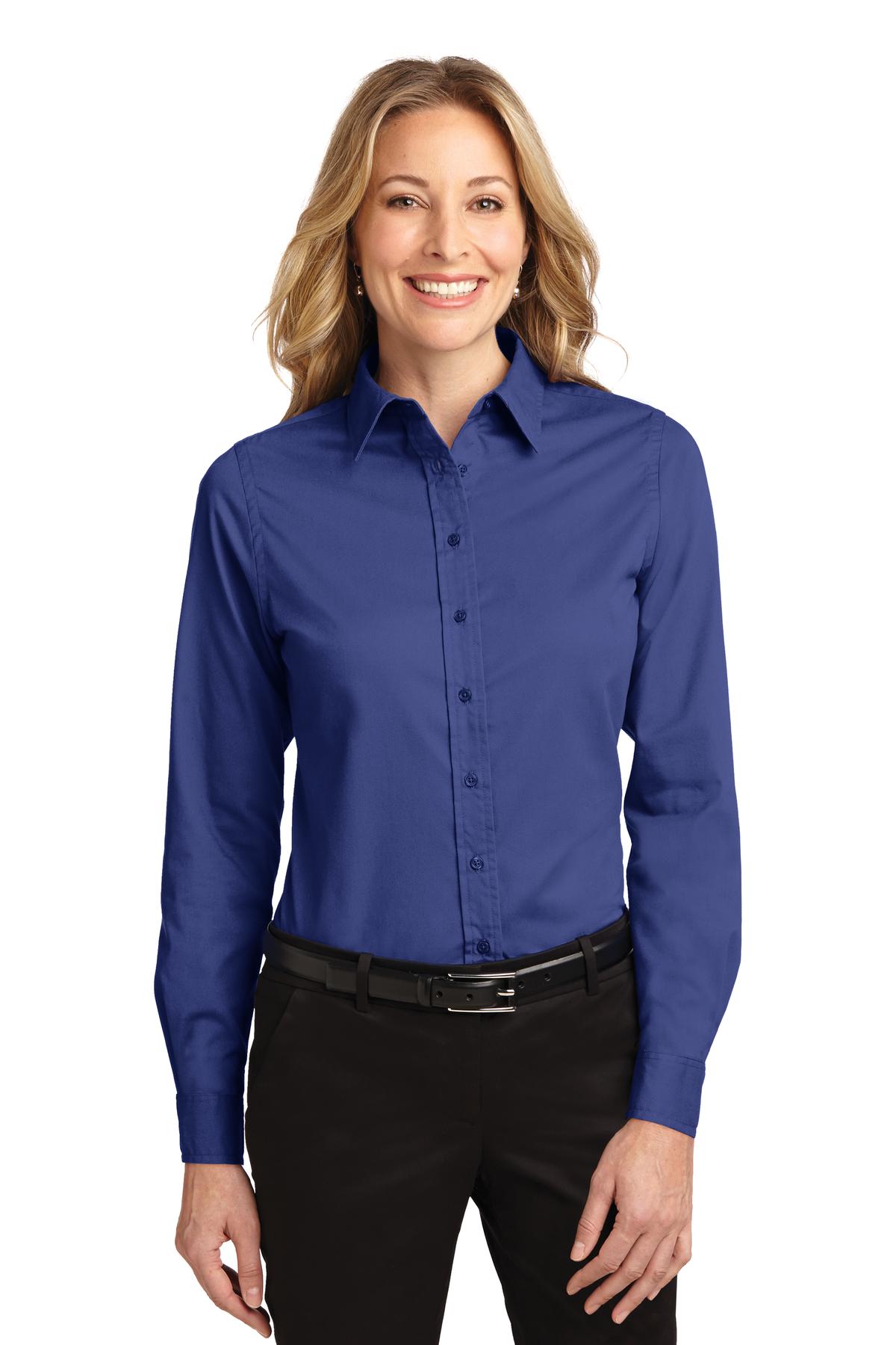Port Authority Ladies Long Sleeve Easy Care Shirt.  L608 3 of 3