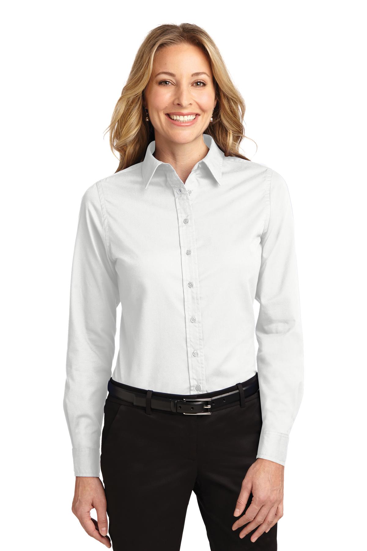 Port Authority Ladies Long Sleeve Easy Care Shirt.  L608 3 of 3