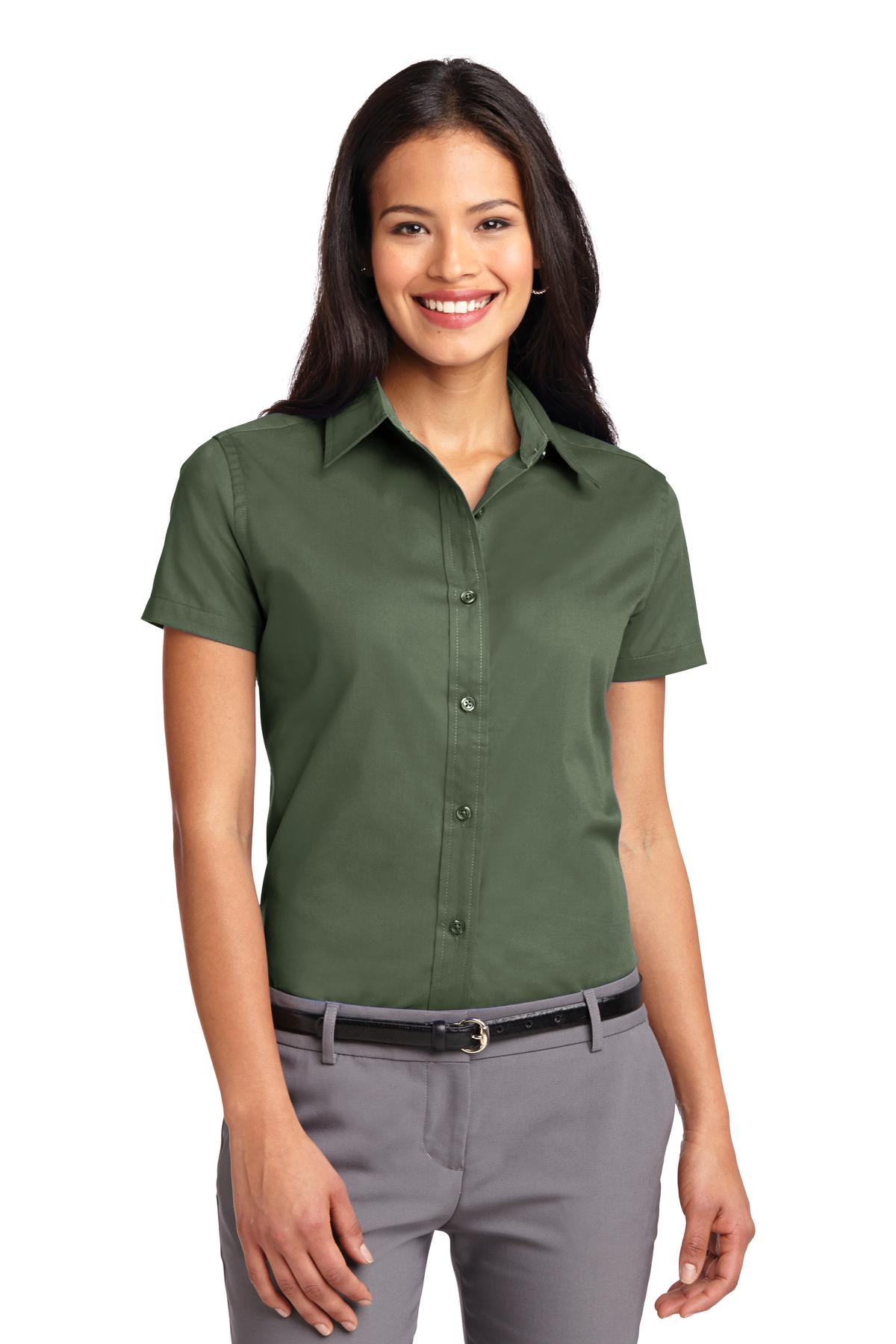 Port Authority Ladies Short Sleeve Easy Care  Shirt.  L508 3 of 3