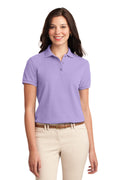 Port Authority Women's Silk Touch Polo.  L500 3 of 4