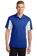 Sport-Tek Men's Side Blocked Micropique Sport-Wick Polo. ST655 2 of 2