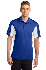 Sport-Tek Men's Side Blocked Micropique Sport-Wick Polo. ST655 2 of 2