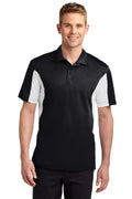 Sport-Tek Men's Side Blocked Micropique Sport-Wick Polo. ST655 2 of 2