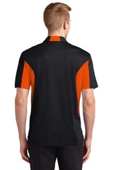Sport-Tek Men's Side Blocked Micropique Sport-Wick Polo. ST655 2 of 2