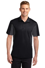 Sport-Tek Men's Side Blocked Micropique Sport-Wick Polo. ST655 2 of 2