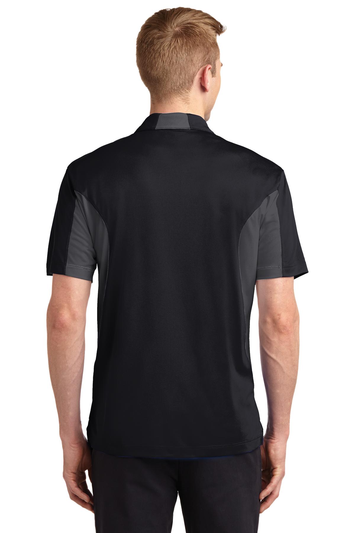 Sport-Tek Men's Side Blocked Micropique Sport-Wick Polo. ST655 2 of 2