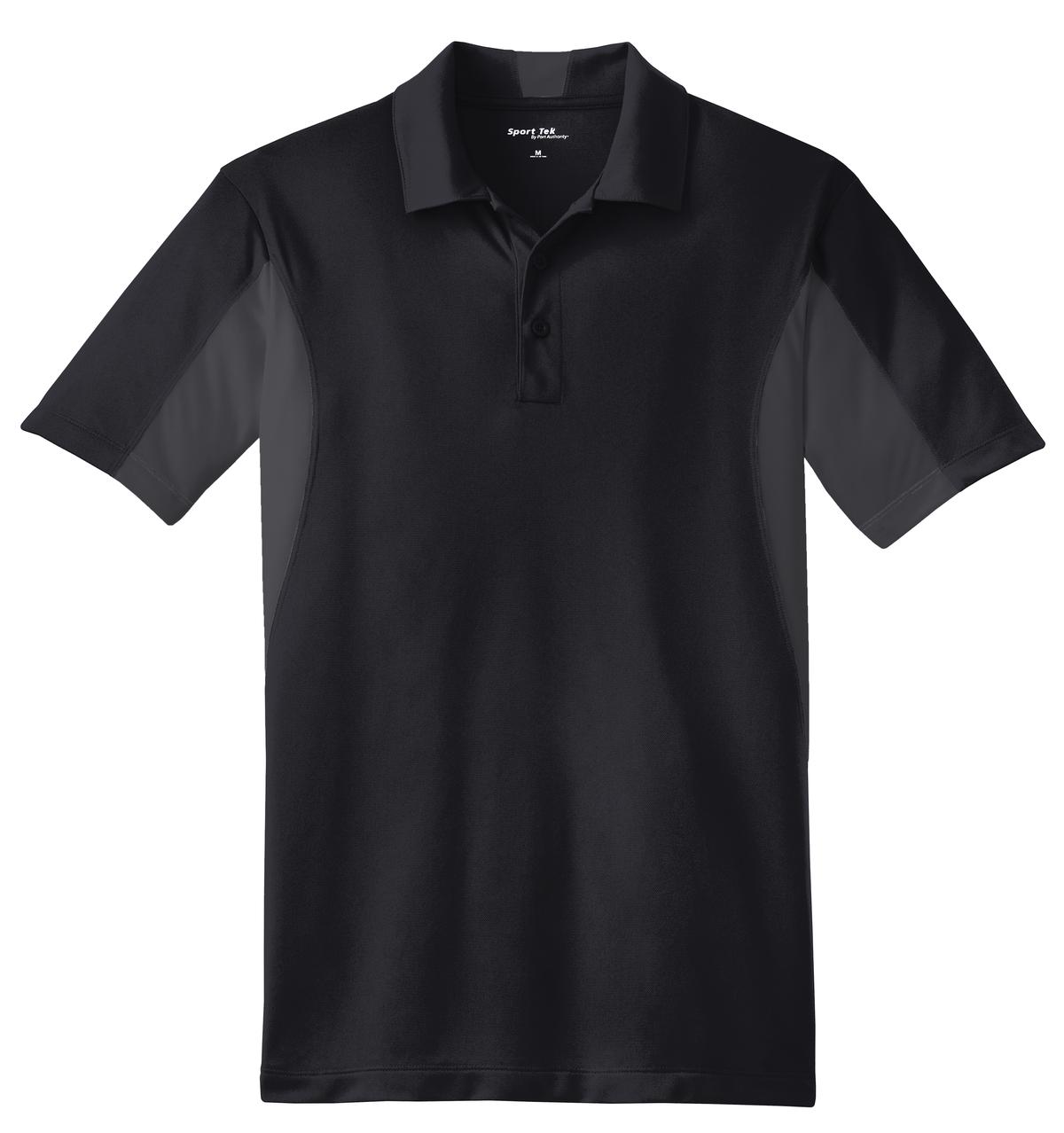 Sport-Tek Men's Side Blocked Micropique Sport-Wick Polo. ST655 2 of 2