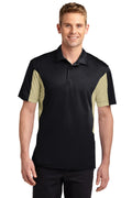 Sport-Tek Men's Side Blocked Micropique Sport-Wick Polo. ST655 2 of 2