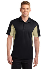 Sport-Tek Men's Side Blocked Micropique Sport-Wick Polo. ST655 2 of 2