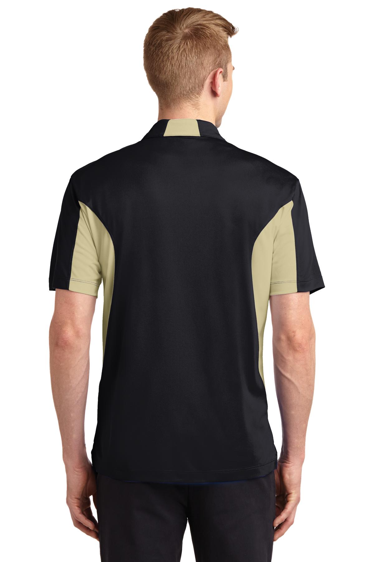 Sport-Tek Men's Side Blocked Micropique Sport-Wick Polo. ST655 2 of 2