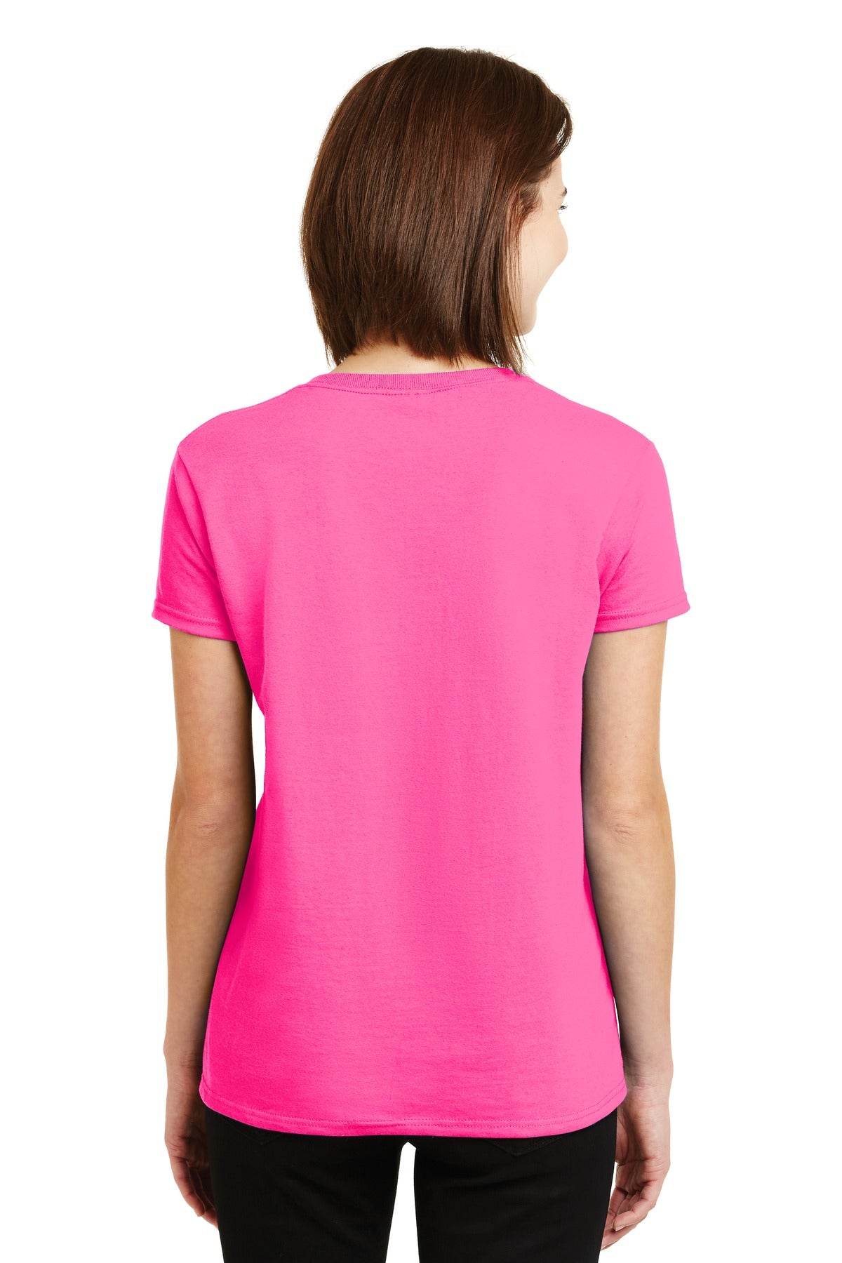 Gildan Ladies Ultra Cotton 100% Cotton T-Shirt. 2000L 2 of 2 Gildan