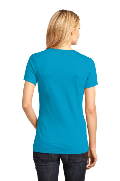 District Women's Perfect Weight V-Neck Tee. DM1170L