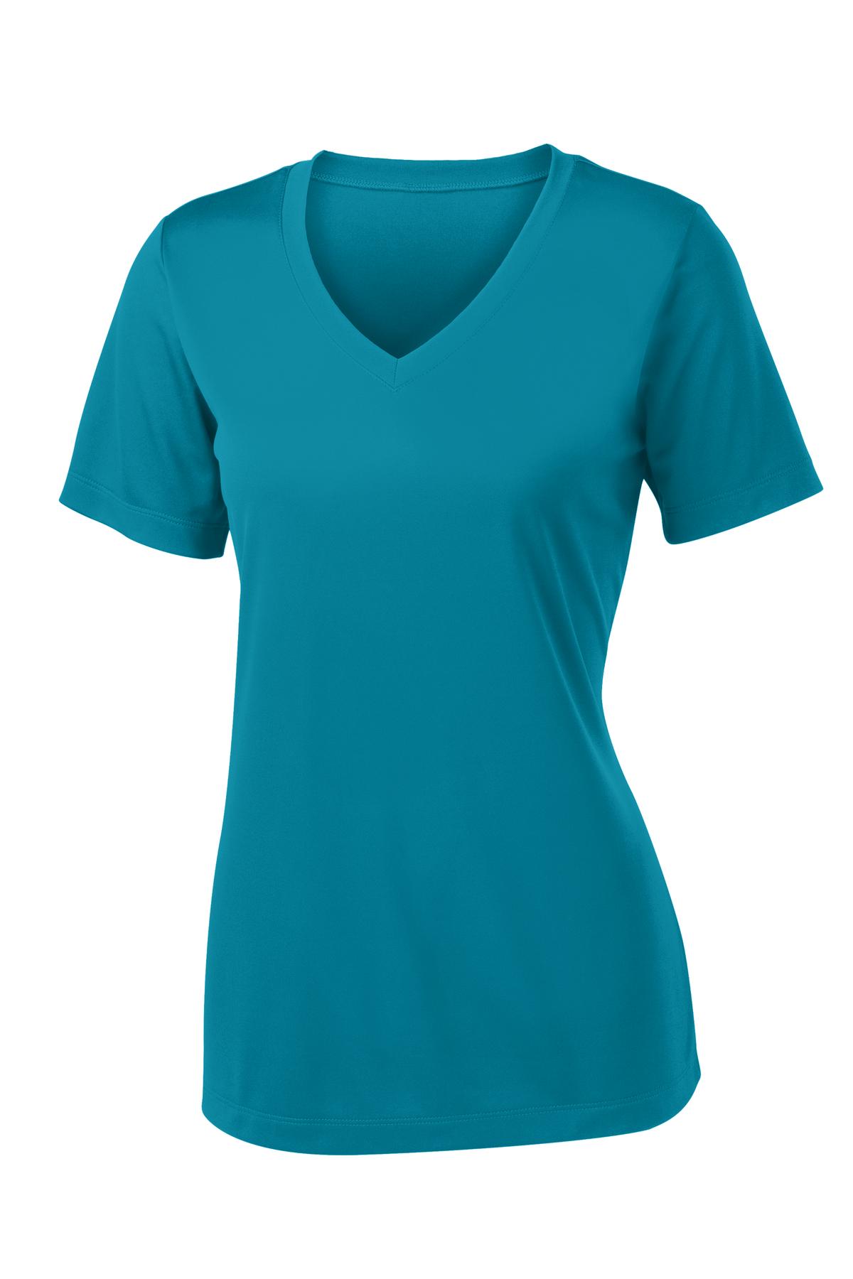 Sport-Tek Women's PosiCharge Competitor V-Neck Tee. LST353 1 of 2