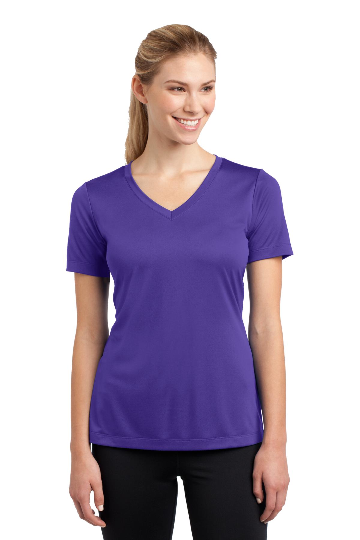 Sport-Tek Women's PosiCharge Competitor V-Neck Tee. LST353 1 of 2