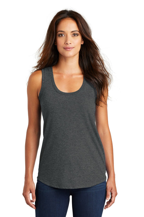 District Women's Perfect Tri Racerback Tank. DM138L 1of2 District