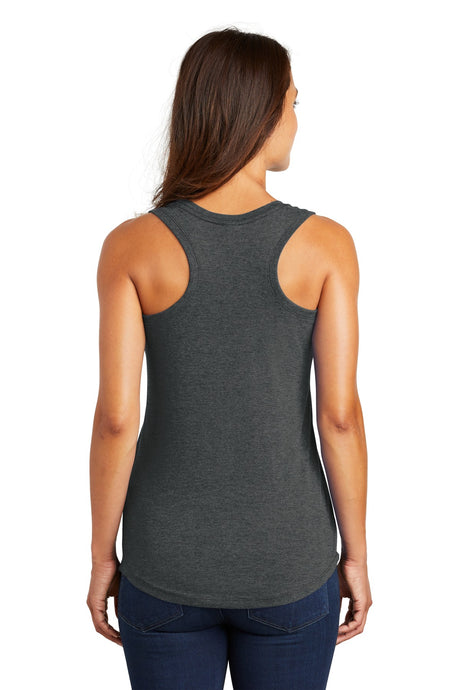 District Women's Perfect Tri Racerback Tank. DM138L 1of2 District
