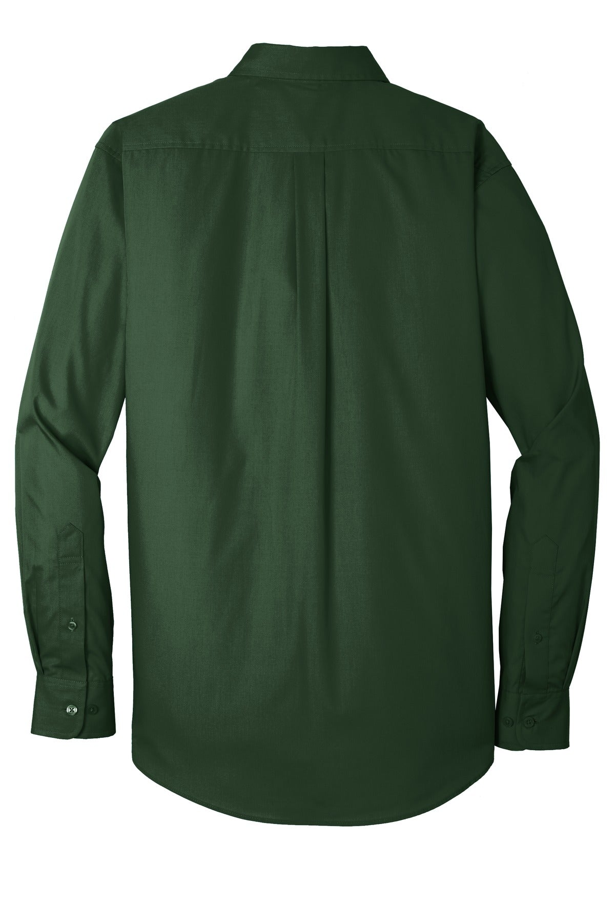 Port Authority Men's Long Sleeve Carefree Poplin Shirt. W100