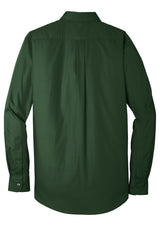 Port Authority Men's Long Sleeve Carefree Poplin Shirt. W100