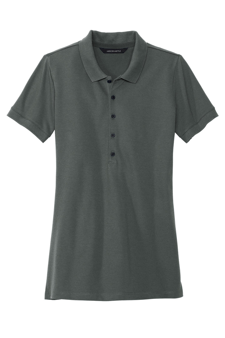 MERCER+METTLE Women's Stretch Heavyweight Pique Polo MM1001 Mercer+Mettle
