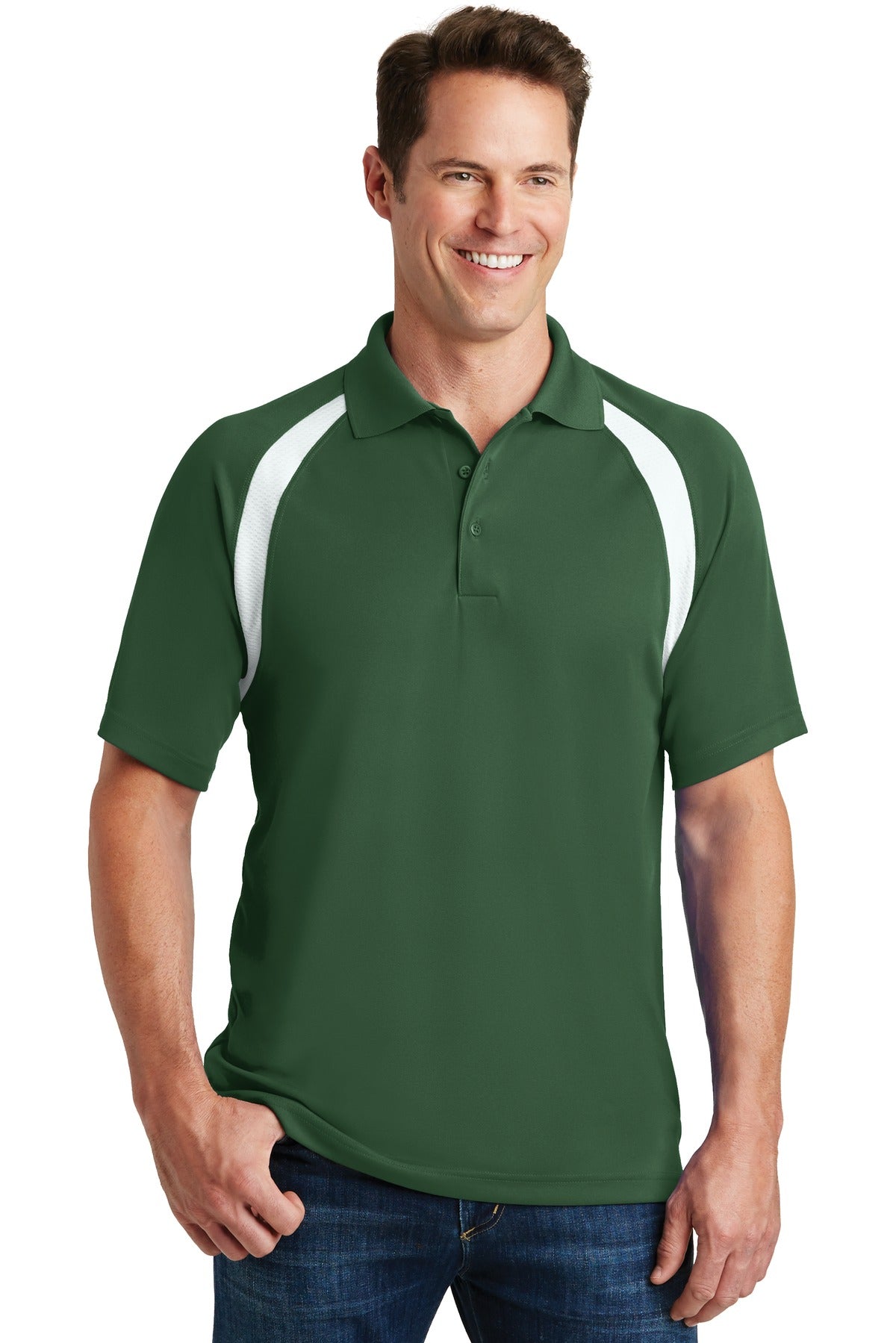 Sport-Tek Men's Dry Zone Colorblock Raglan Polo