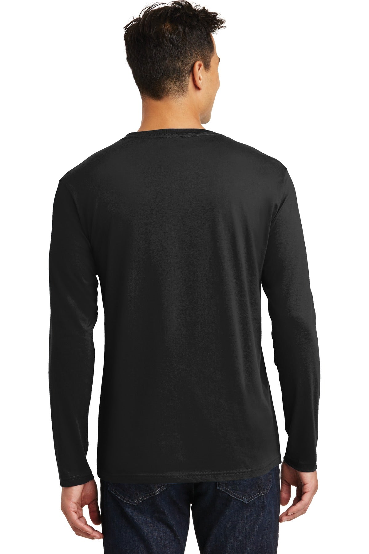District Men's Perfect Weight Long Sleeve Tee. DT105 District