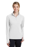 Sport-Tek Women's Sport-Wick Textured 1/4-Zip Pullover LST860