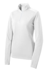 Sport-Tek Women's Sport-Wick Textured 1/4-Zip Pullover LST860