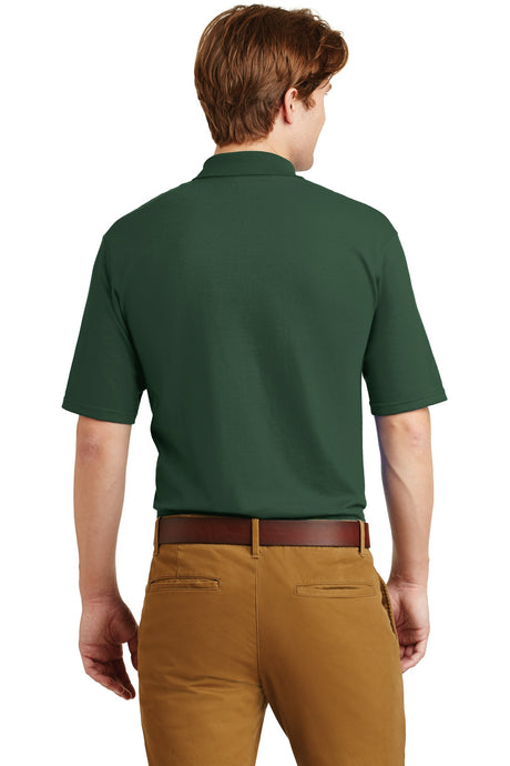 Jerzees Men's SpotShield 5.4-Ounce Jersey Knit Sport Shirt with Pocket. 436MP JERZEES