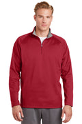 Sport-Tek Men's Sport-Wick Fleece 1/4-Zip Pullover