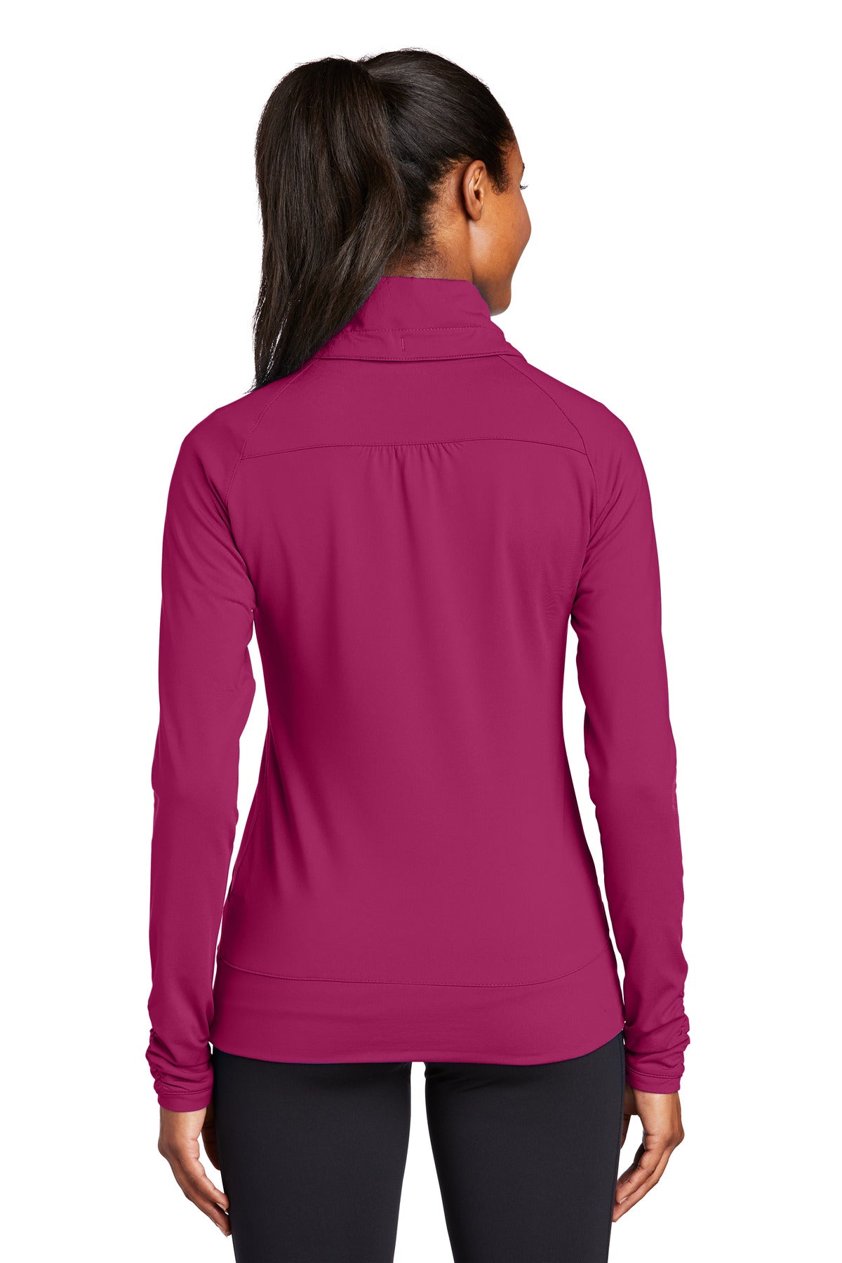 Sport-Tek Women's Sport-Wick Stretch Full-Zip Jacket. LST852