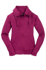 Sport-Tek Women's Sport-Wick Stretch Full-Zip Jacket. LST852