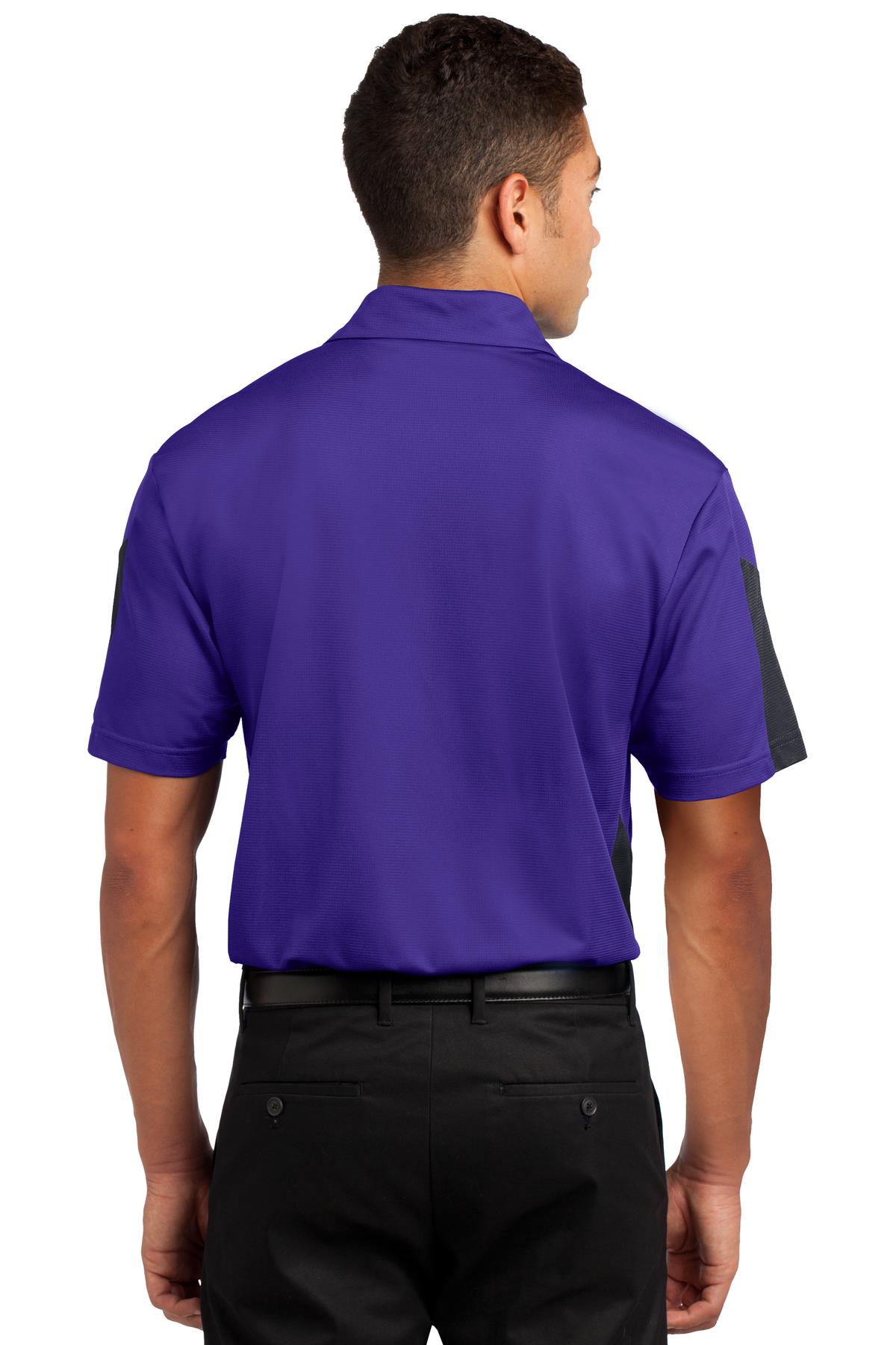 Sport-Tek Men's PosiCharge Active Textured Colorblock Polo