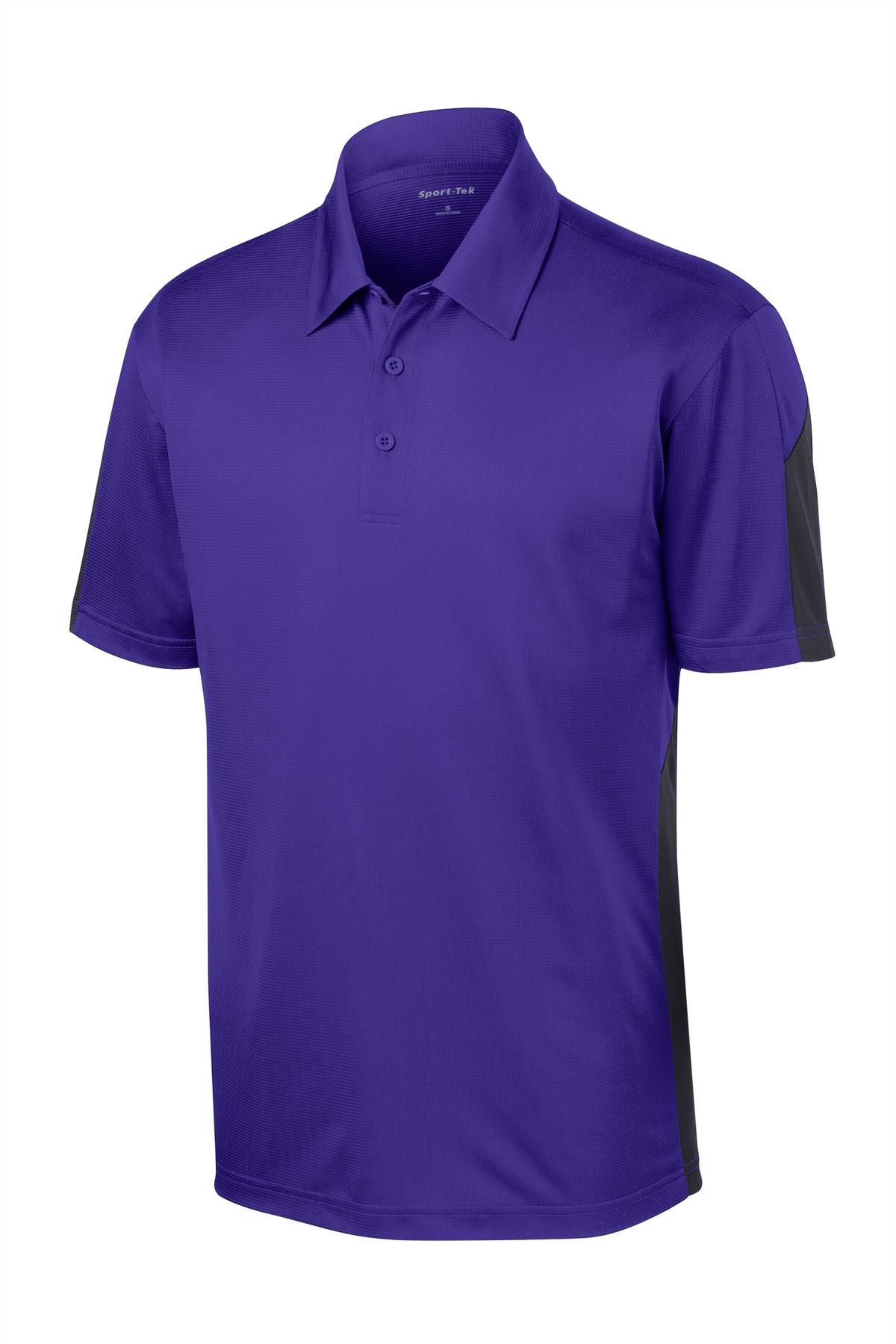 Sport-Tek Men's PosiCharge Active Textured Colorblock Polo