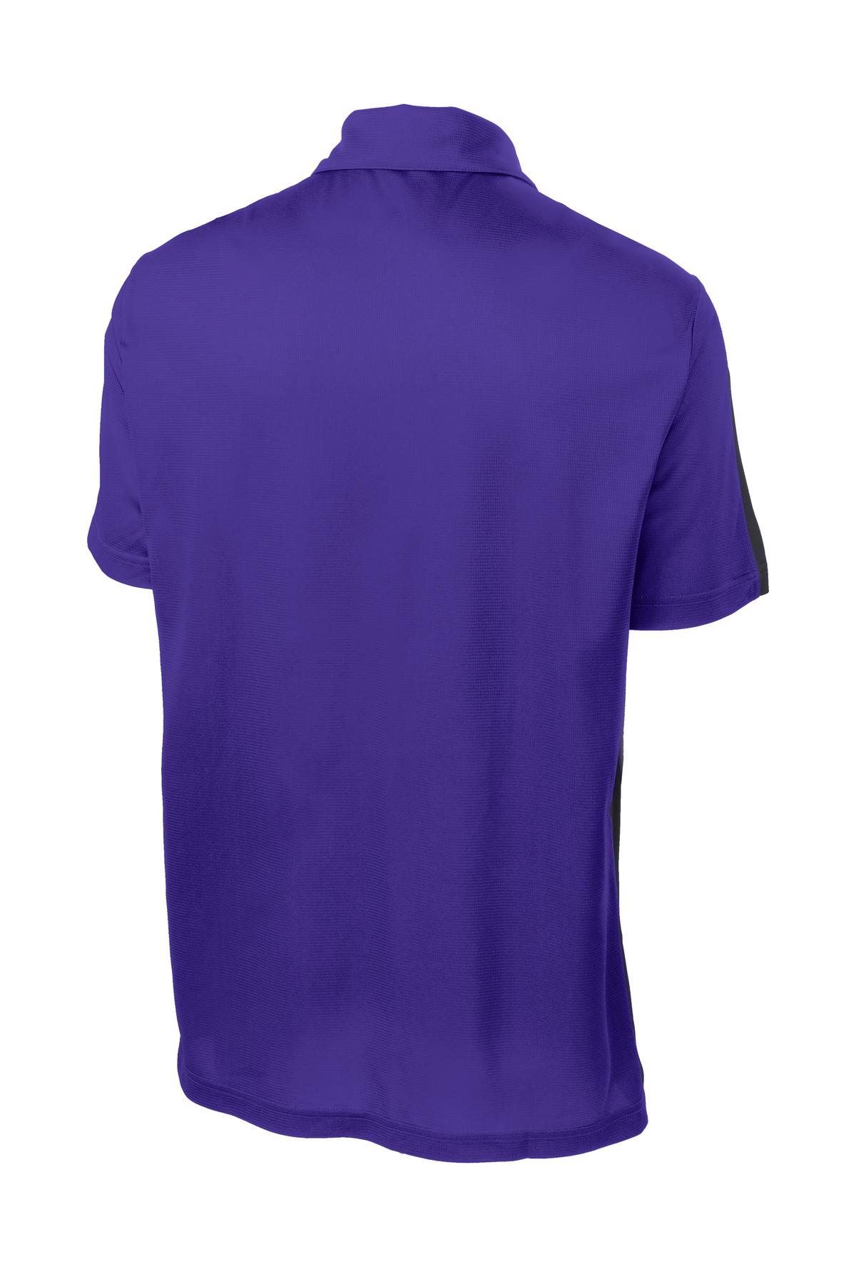 Sport-Tek Men's PosiCharge Active Textured Colorblock Polo