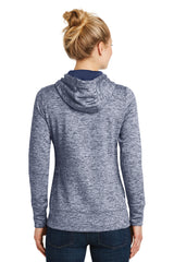 Sport-Tek Women's PosiCharge Electric Heather Fleece Hooded Pullover LST225